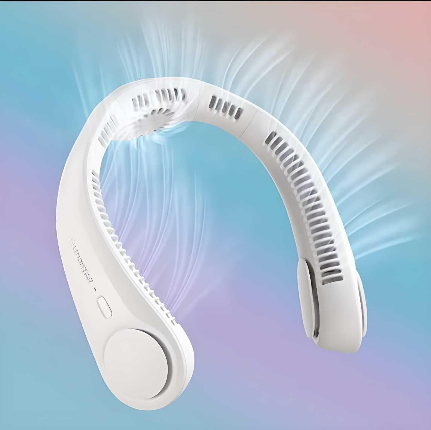 Portable Bladeless Rechargeable Neck Fan - Hands-Free Personal Cooling Fan 350g