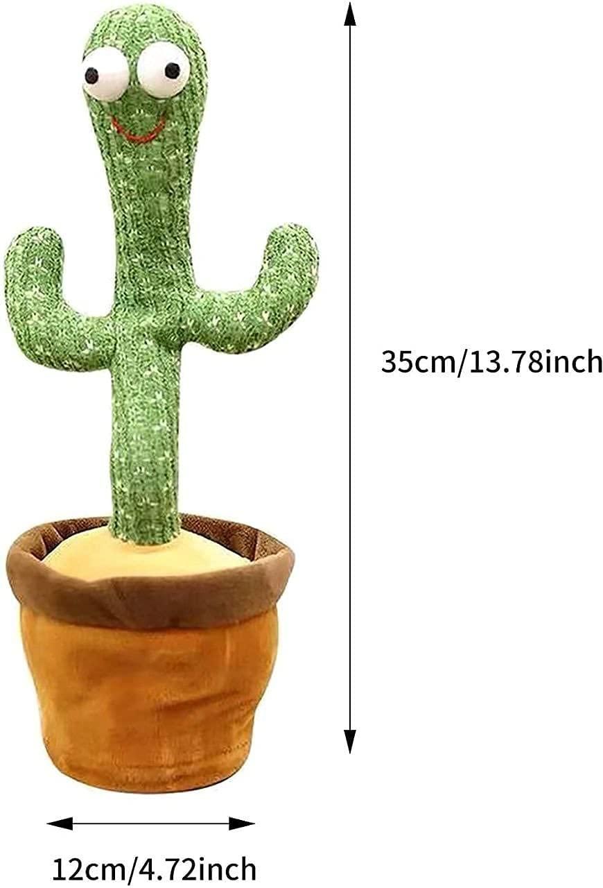 Dancing Cactus Toy - Talking, Singing, LED Musical Mimicry Toy for Kids