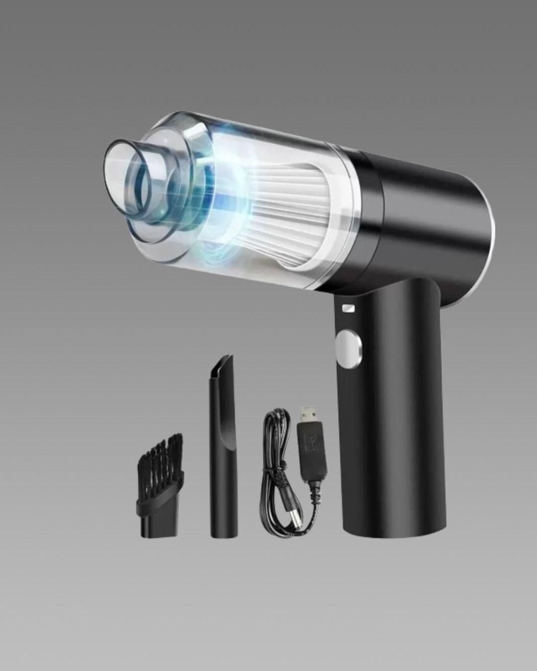 Portable Wireless Air Duster & Vacuum Cleaner - 2-in-1 Cordless Cleaning Tool