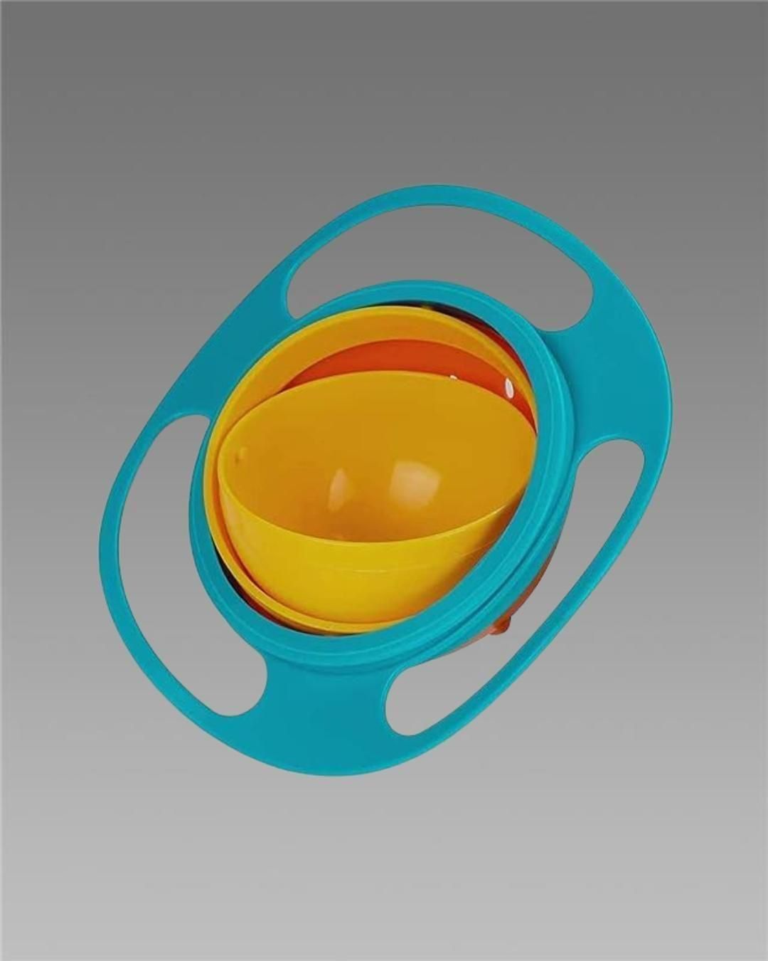360° Spill-Proof Gyro Bowl for Toddlers - No-Mess Baby Magic Feeding Bowl